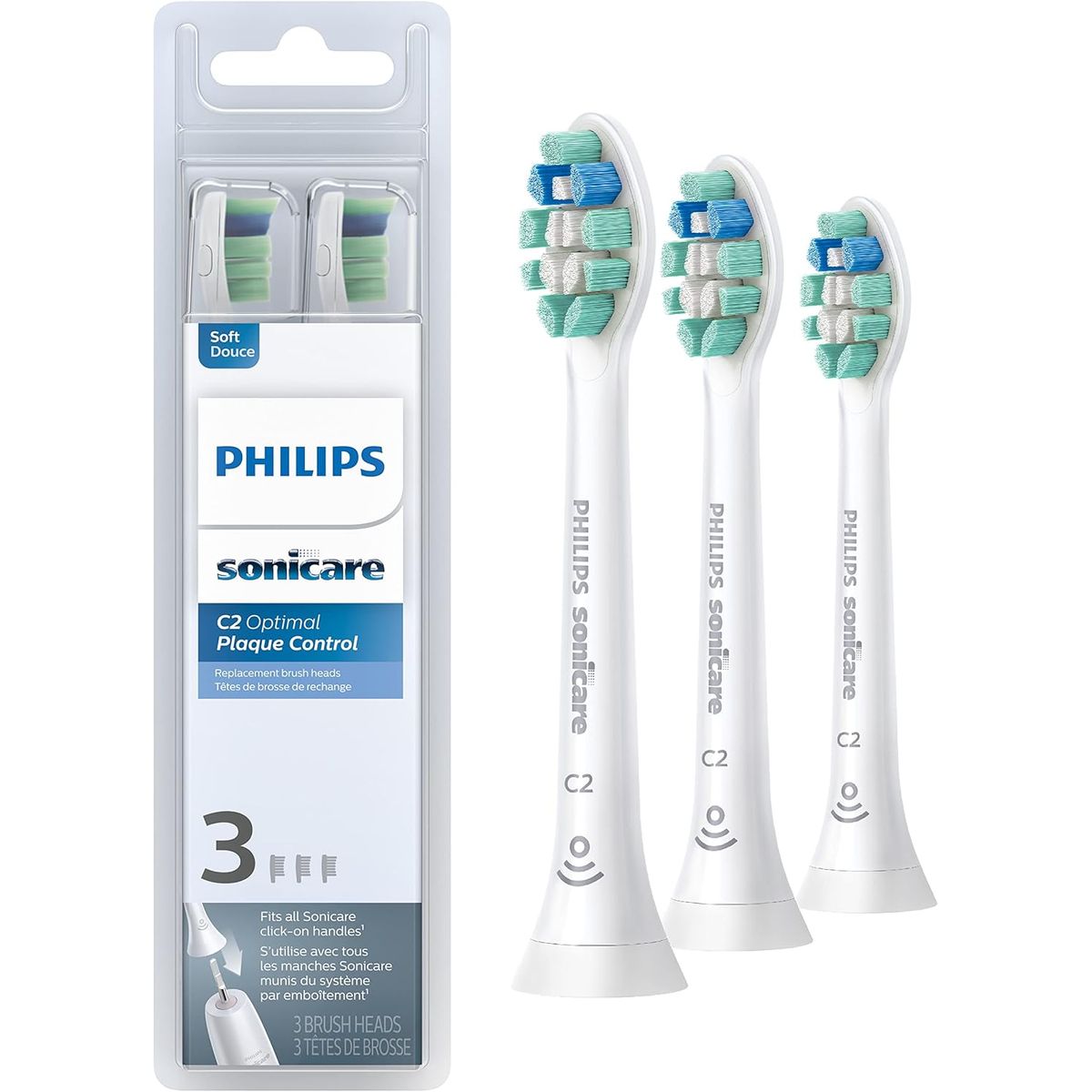 PHILIPS - Repuesto Cabezal Philips Sonicare C2 Optimal X3