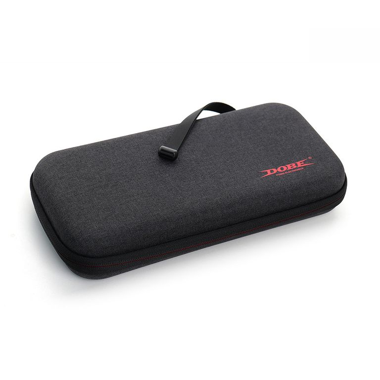 DOBE Funda para Switch 2 Tela Nórdica Gris Impermeable Incluye Estuche 8 Juegos