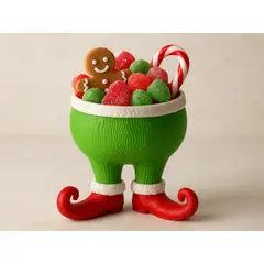 GENERICO - Decoración Navidad - Cuenco Grinch