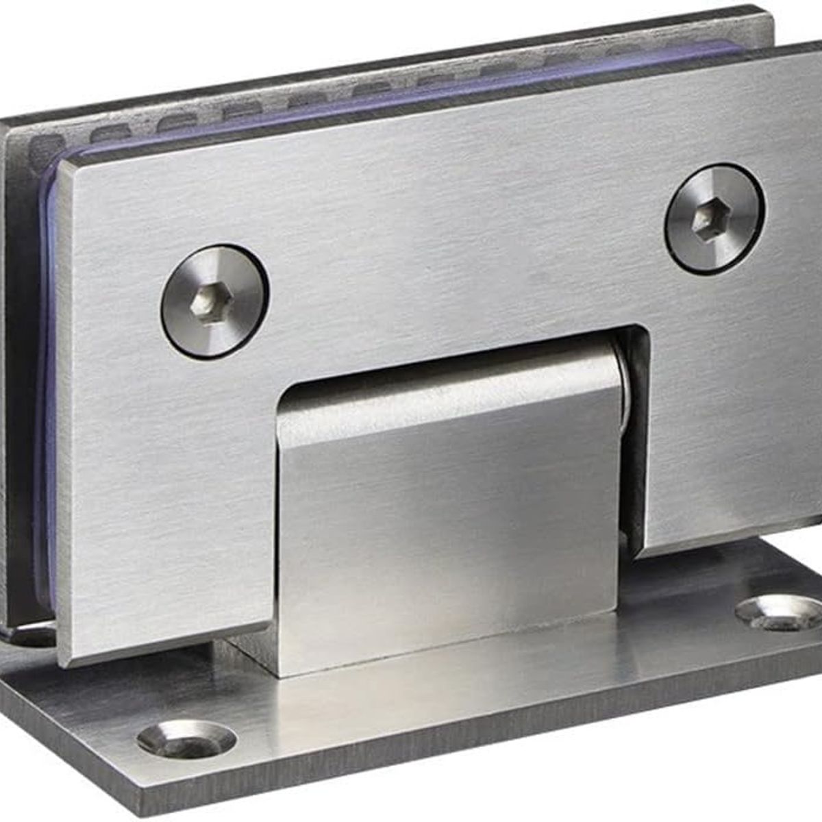 KUANGYE - 90 Grados Bisagra Puerta Ducha Vidrio 8 A 12mm Muro A Vidrio