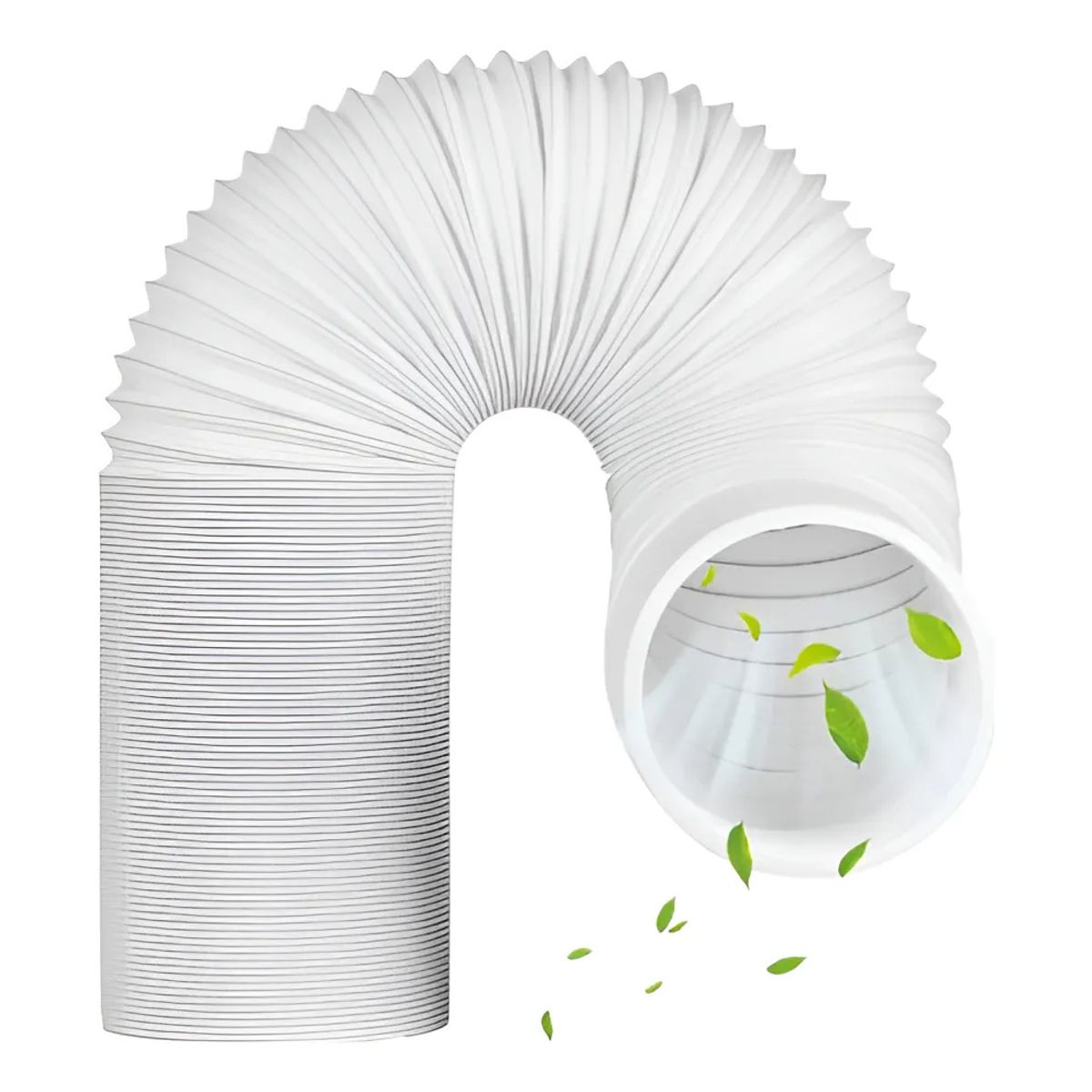 KUANGYE - Tubo O Manga Aire Acondicionado PVC Portátil Universal 13cmx150cm flexible C alambre