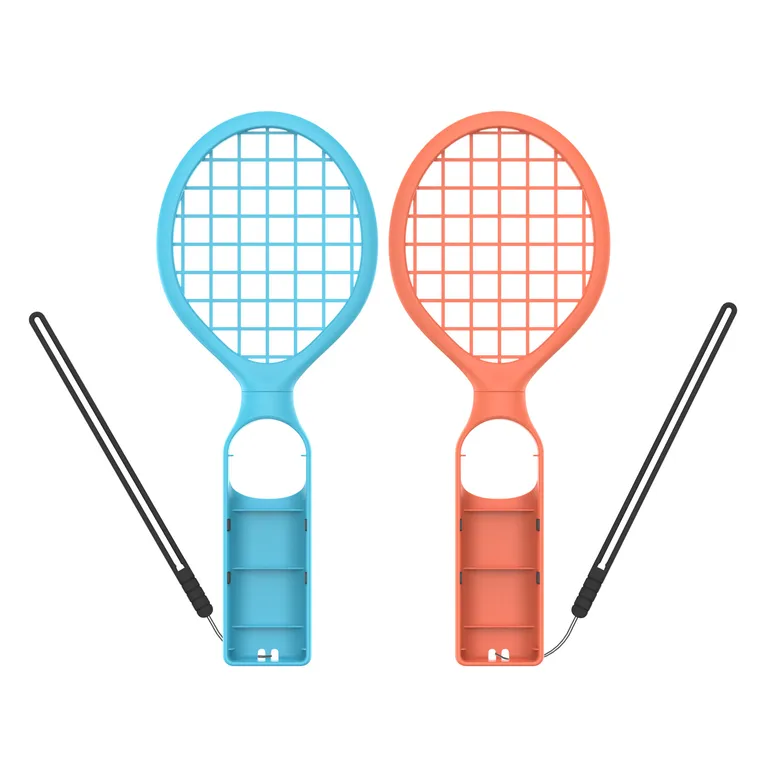 DOBE Set de Raquetas de Movimiento para Nintendo Switch 2 (Naranja/Azul) para Tenis y Bádminton