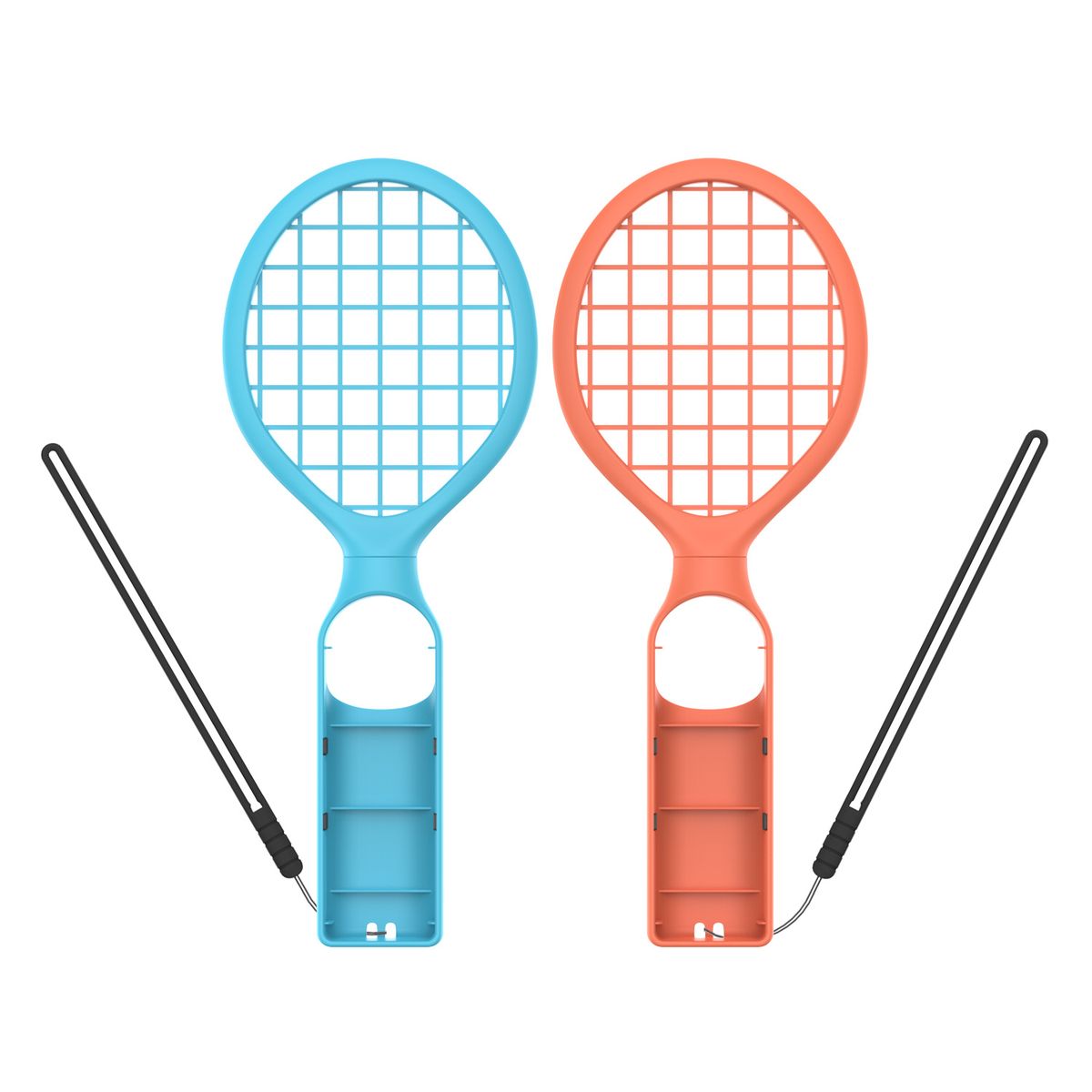 DOBE - DOBE Set de Raquetas de Movimiento para Nintendo Switch 2 (Naranja/Azul) para Tenis y Bádminton