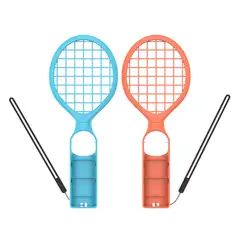 DOBE - Set de Raquetas de Movimiento para Nintendo Switch 2 (Naranja/Azul) para Tenis y Bádminton