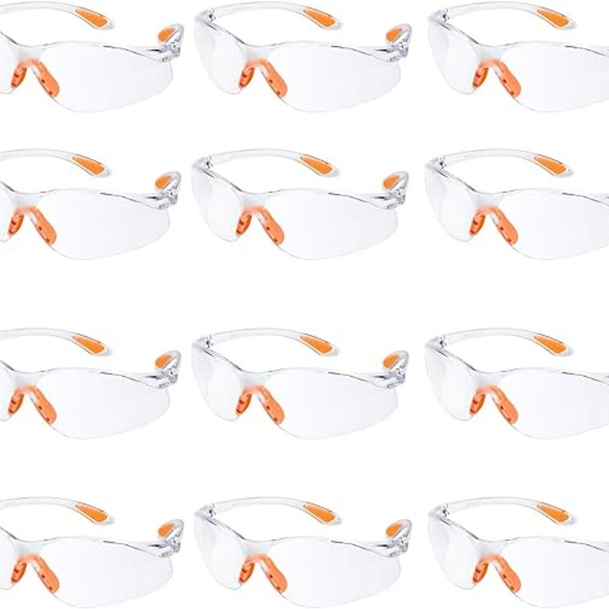 KUANGYE - X24 Lentes De Seguridad Claros antiparras Transparentes Gafas Protectoras