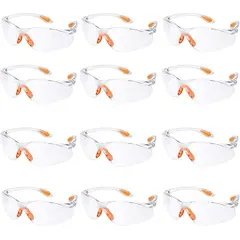 KUANGYE - X24 Lentes De Seguridad Claros antiparras Transparentes Gafas Protectoras