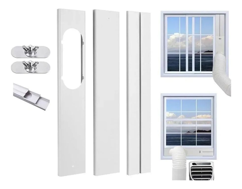 KUANGYE Kit De Ventana Para Aire Acondicionado Portátil De 3 Piezas