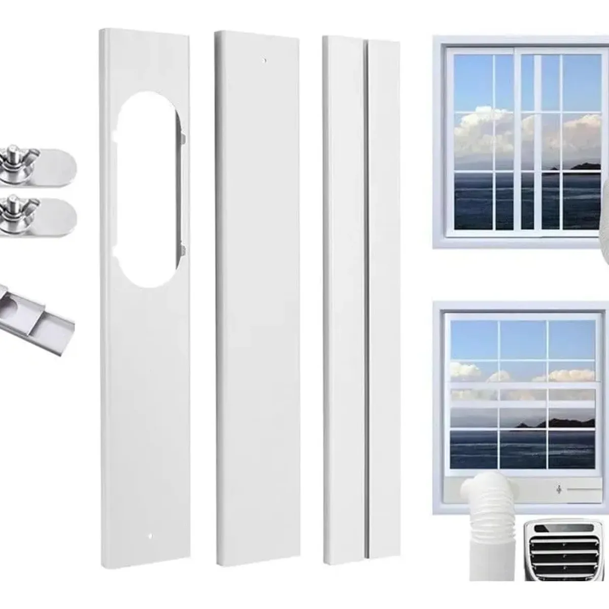 KUANGYE - Kit De Ventana Para Aire Acondicionado Portátil De 3 Piezas