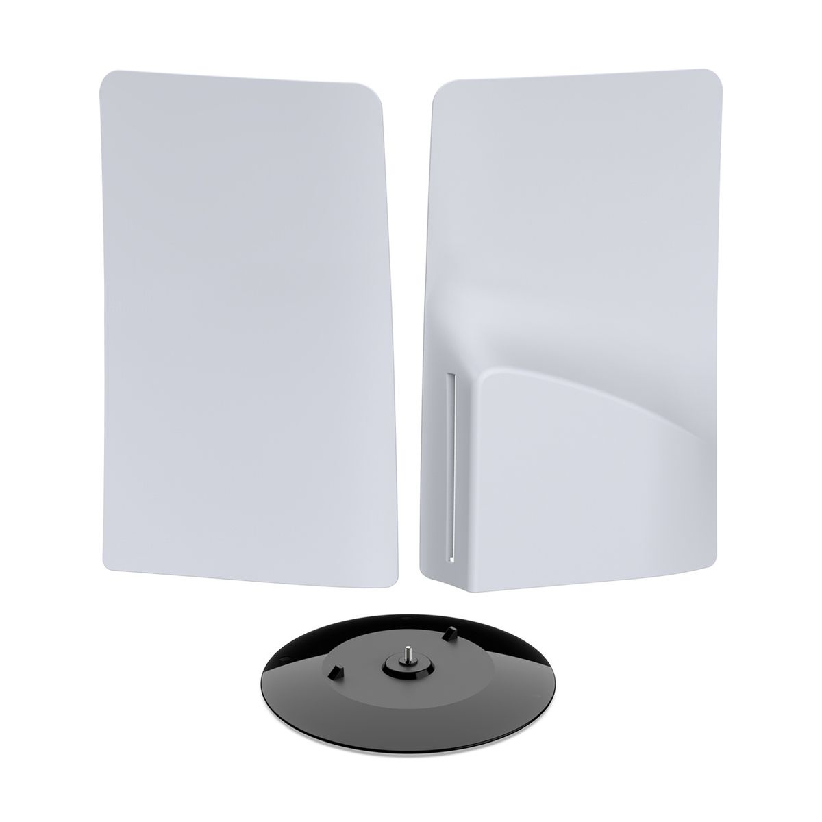 GENERICO - Kit Completo  para PS5 Slim Disc  Cubierta  y Base Vertical INCLUIDA  Color NEGRO