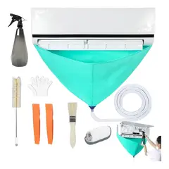 KUANGYE - Kit Limpieza De Aire Acondicionado Completo Con Cubierta AntifugasTubería De Agua Herramientas
