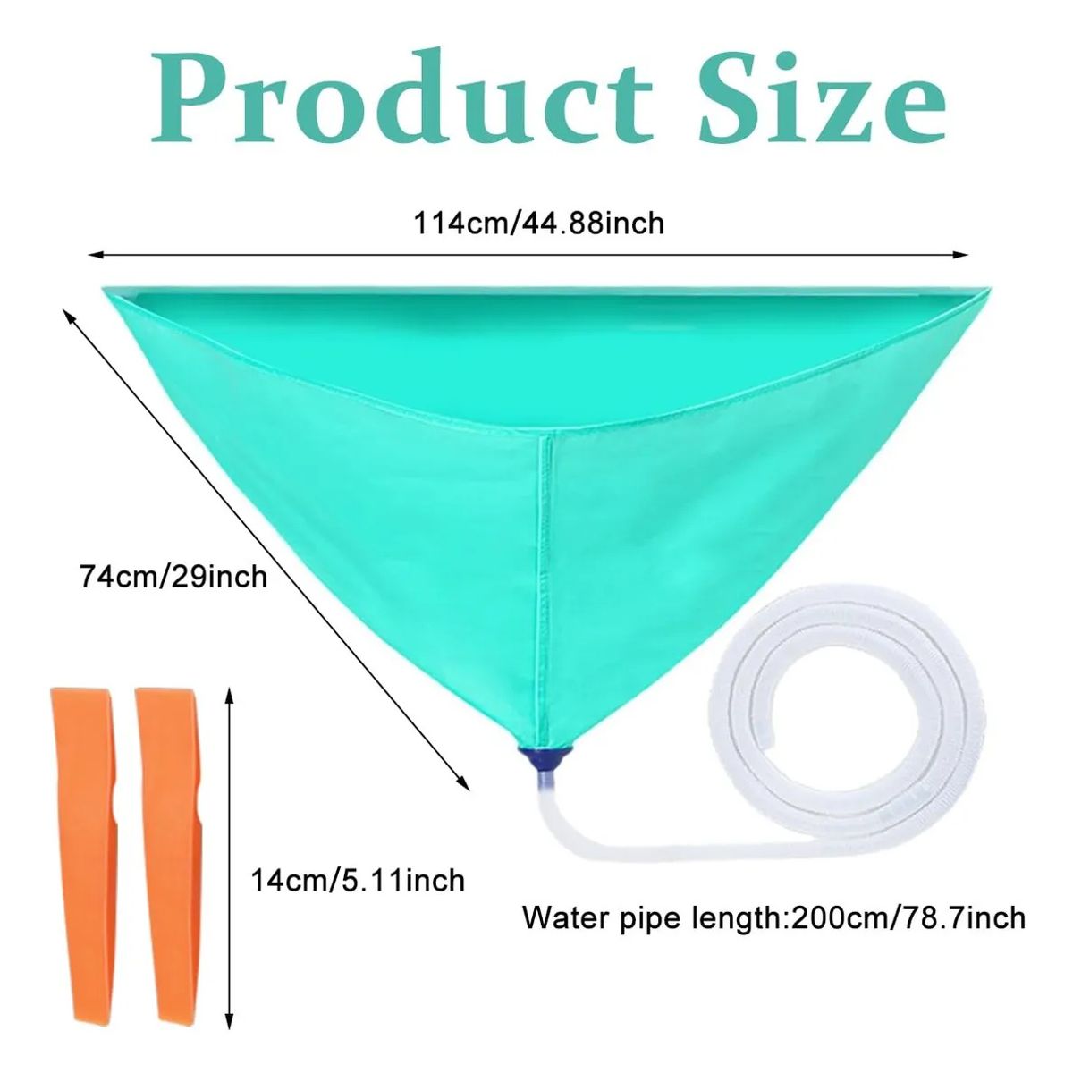 KUANGYE - Kit Limpieza De Aire Acondicionado Completo Con Cubierta AntifugasTubería De Agua Herramientas