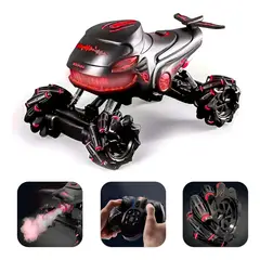 HOMEBRANDT - Camioneta Monster Truck Lanza Agua A Control R Luces Musica