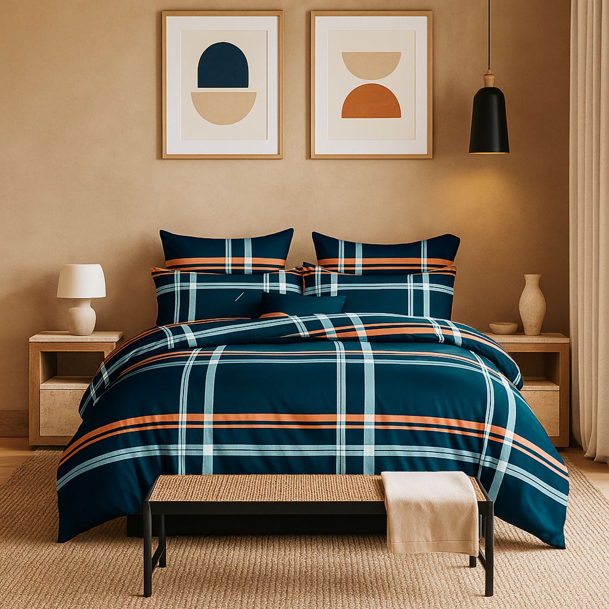 ARMONIA - Sábana 1½ Plazas 800 Hilos Diseño Americano 840E 7EF