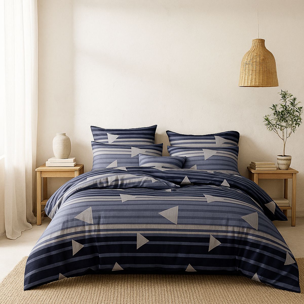 ARMONIA - Sábana 2 Plazas 800 Hilos Diseño Americano 835J