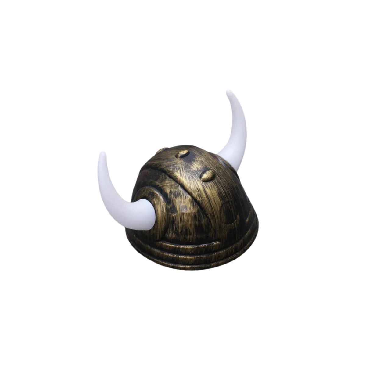 GENERICO - Gorro Sombrero Disfraz Vikingo Asterix Fiestas Halloween Oro