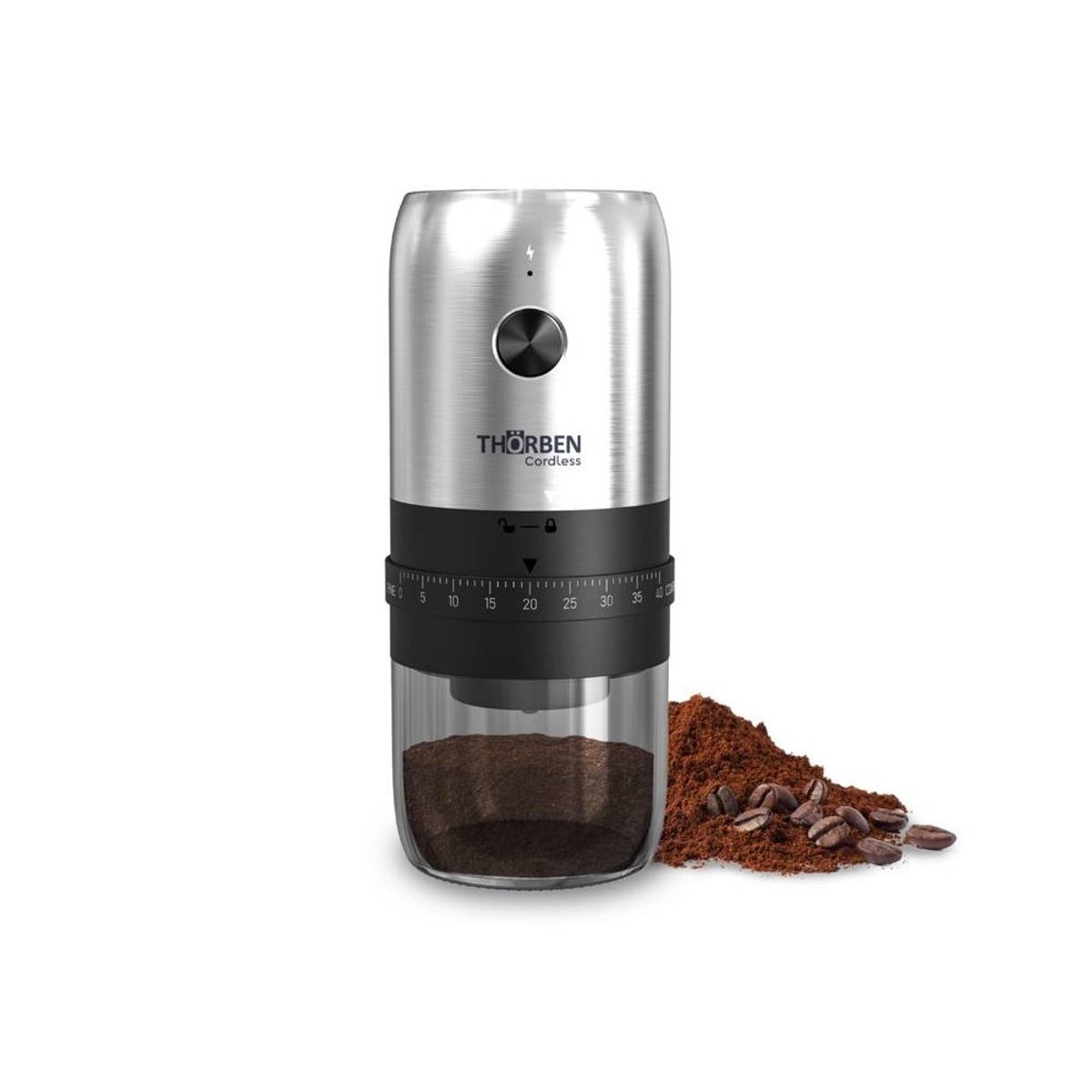 THORBEN - Molinillo de Café Thorben USB Inox Professional Coffee Grinder