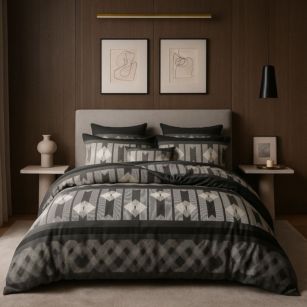 ARMONIA - Sábana 2½ Plazas 800 Hilos Diseño Americano 835E