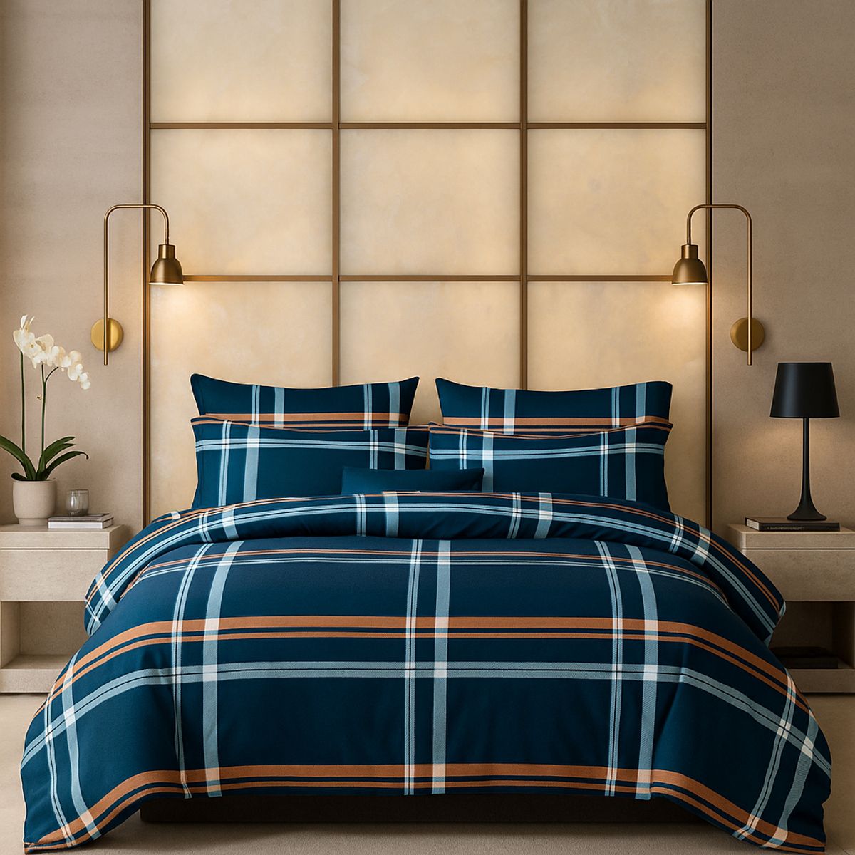 ARMONIA - Sábana 1½ Plazas 800 Hilos Diseño Americano 840 7EF