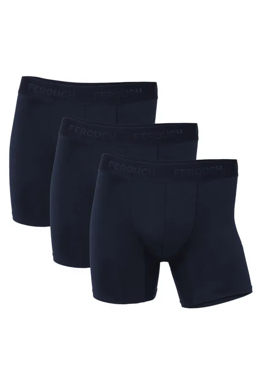 Tri Pack Boxer Azul Azul S