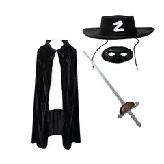 GENERICO - Disfraz El Zorro Niño Cosplay