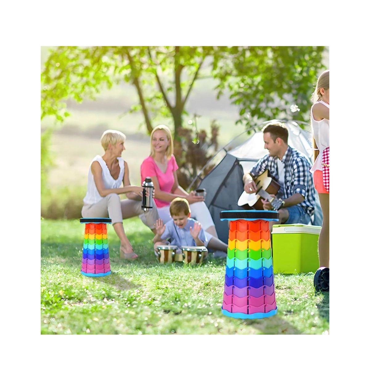 GENERICO - Silla Taburete Plegable Portátil Multipropósito Telescopio