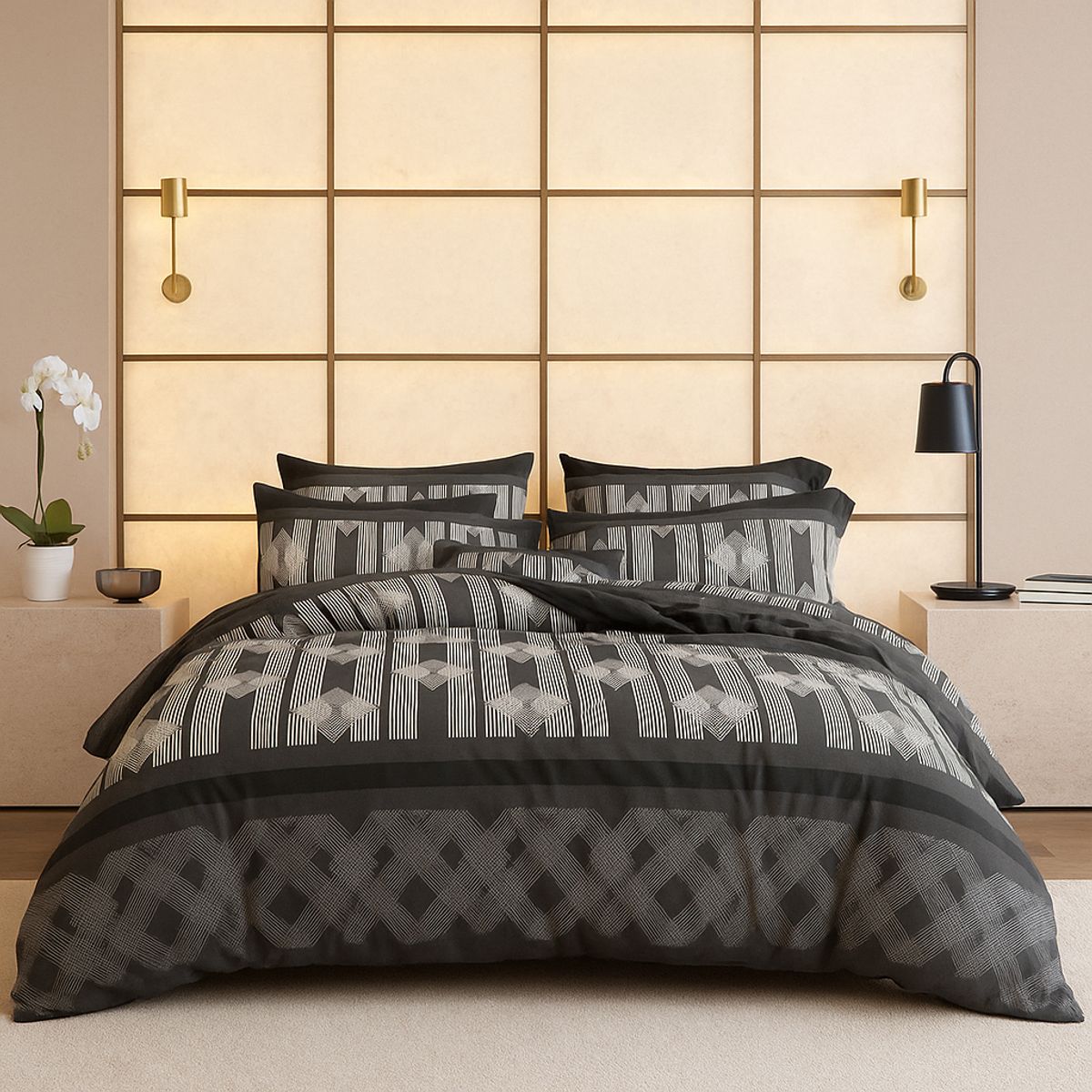 ARMONIA - Sábana 1½ Plazas 800 Hilos Diseño Americano 835 7EF