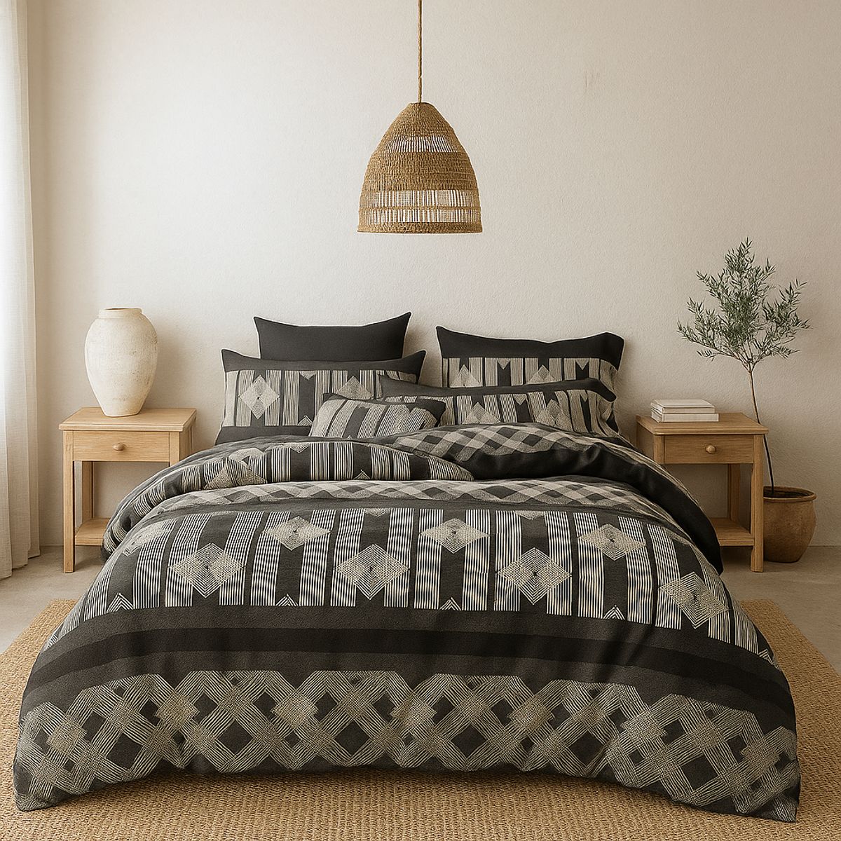 ARMONIA - Sábana 1½ Plazas 800 Hilos Diseño Americano 834D 7EF