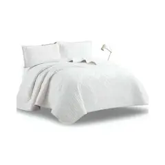 GENERICO - CUBRECAMA QUILT TUFTING DE LUJO SUAVE KING