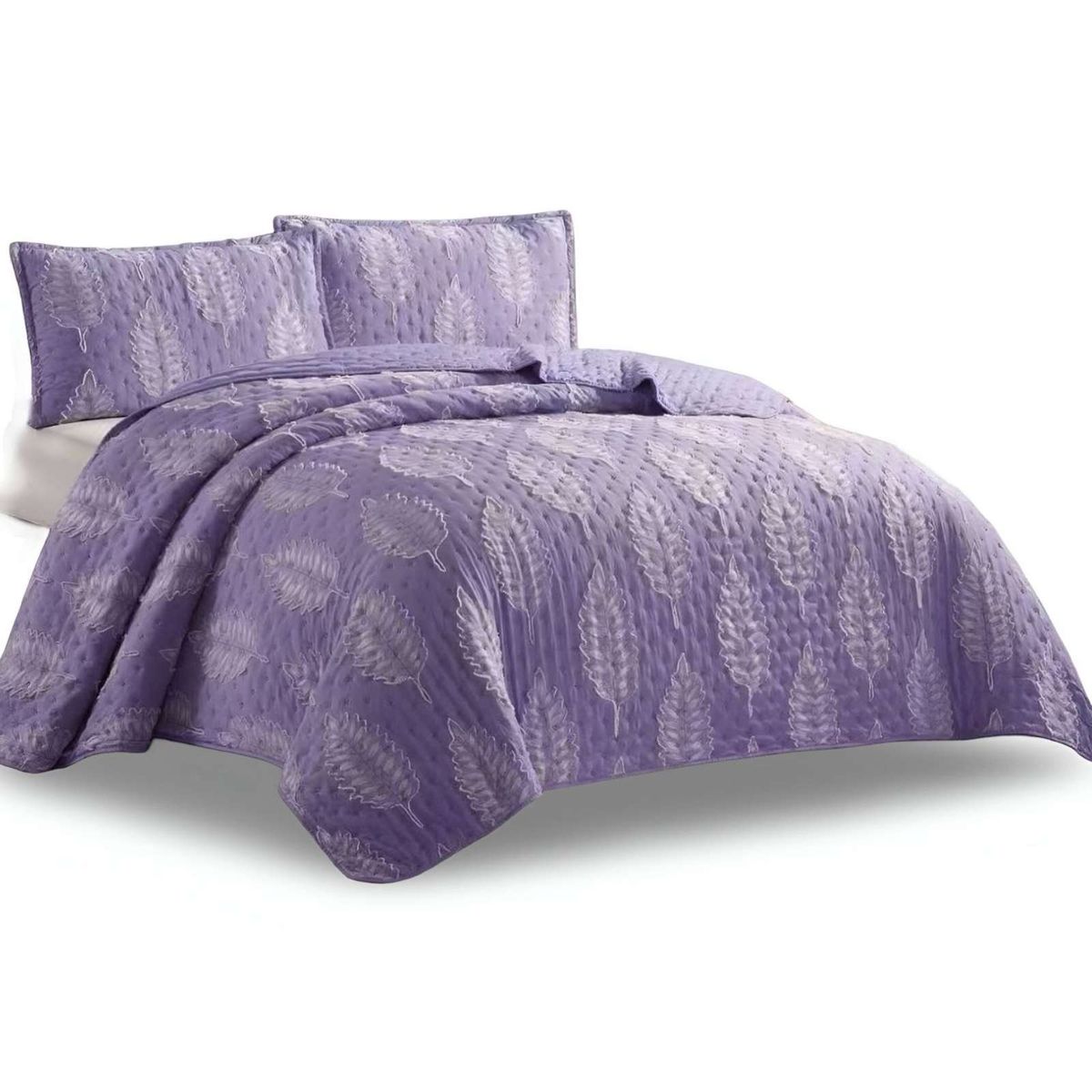 GENERICO - CUBRECAMA QUILT TUFTING DE LUJO SUAVE 2 PLAZAS