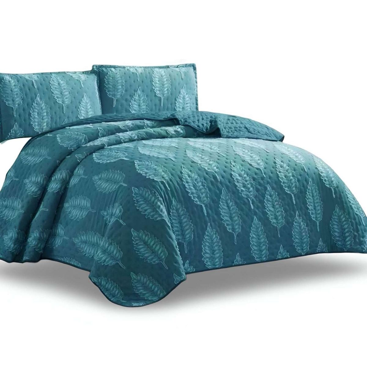GENERICO - CUBRECAMA QUILT TUFTING DE LUJO SUAVE KING