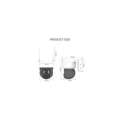 GENERICO - Cámara Solar Ip1080 Inalámbrica 360