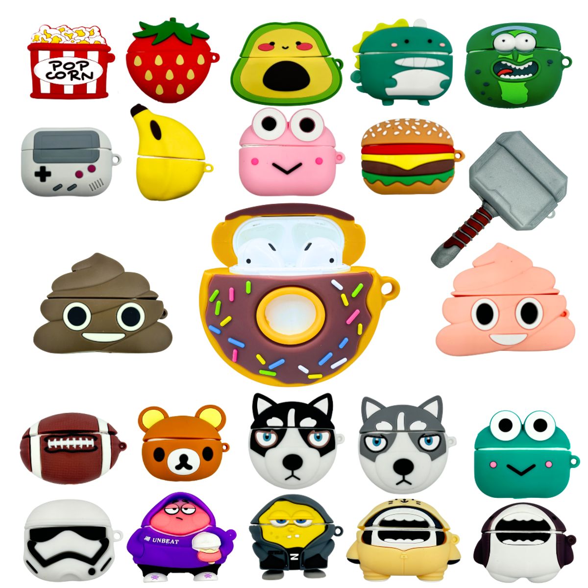 TECNOPALACE - Funda Carcasa Estuche Con Diseño Premium Para AirPods 1/ 2 - N13