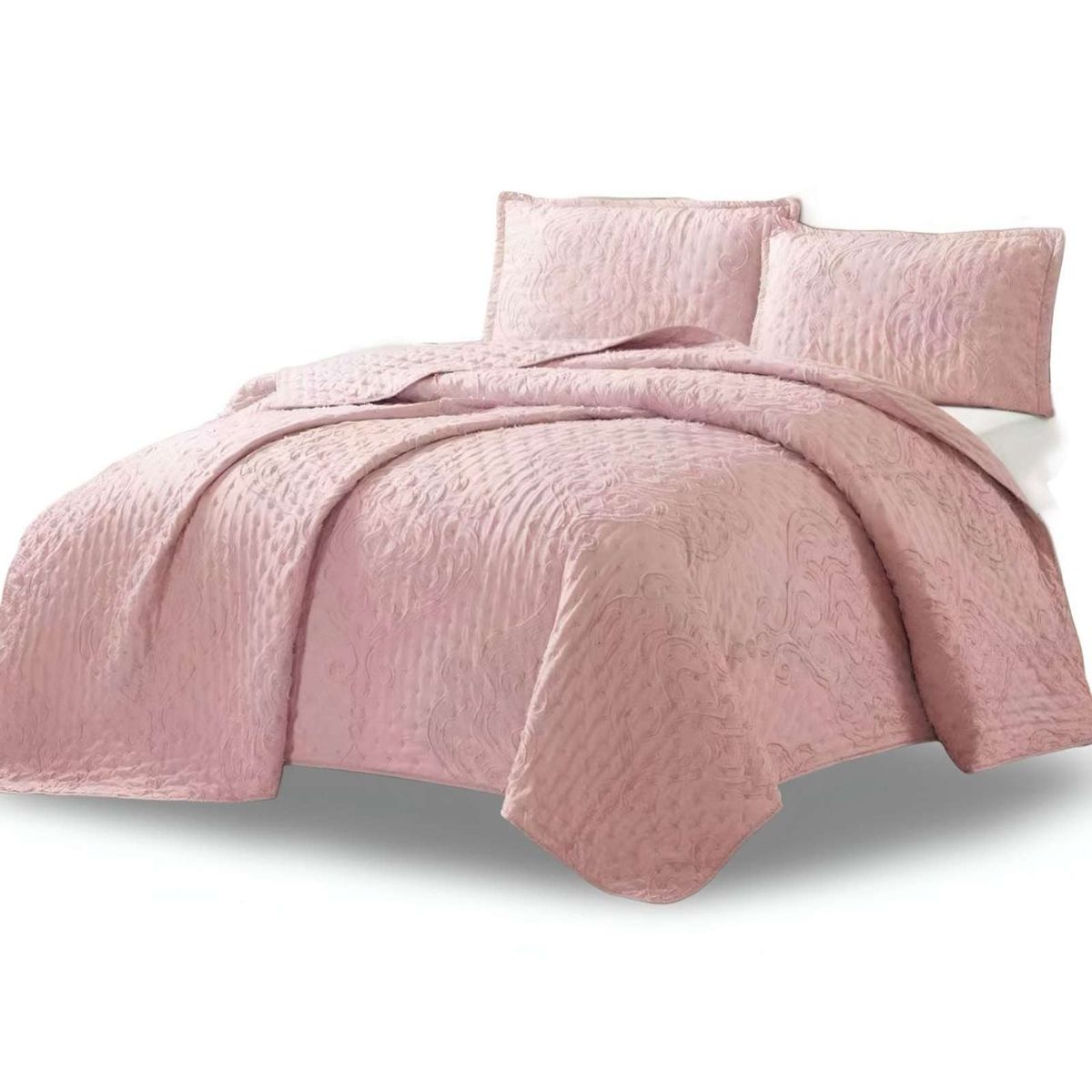 GENERICO - COBERTOR COLCHA QUILT TUFTING DE LUJO SUAVE 2 PLAZAS