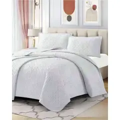 GENERICO - COBERTOR COLCHA QUILT TUFTING DE LUJO SUAVE KING