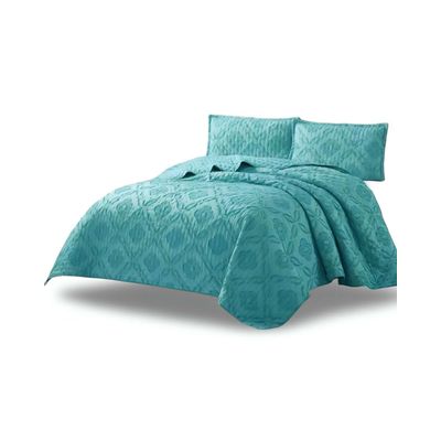 Imagen 2 del producto COBERTOR COLCHA QUILT TUFTING DE LUJO SUAVE PLAZA Y MEDIA