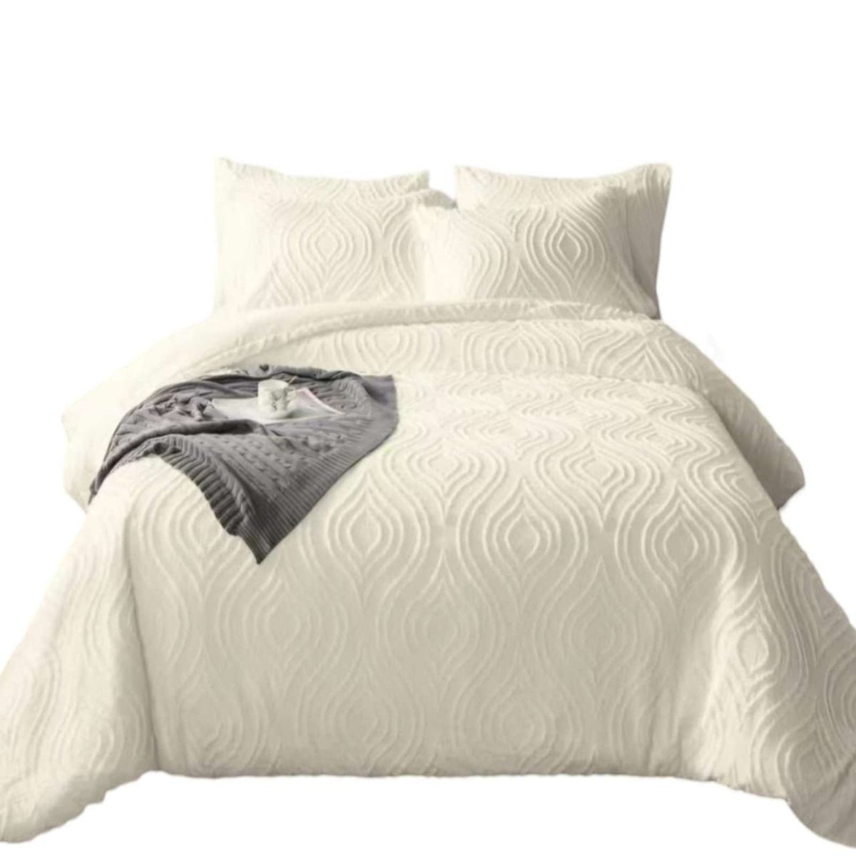 GENERICO - CUBRECAMA QUILT VERANO DELGADO NO ACOLCHADO 2 PLAZAS