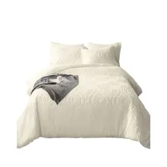 GENERICO - CUBRECAMA QUILT VERANO DELGADO NO ACOLCHADO 2 PLAZAS