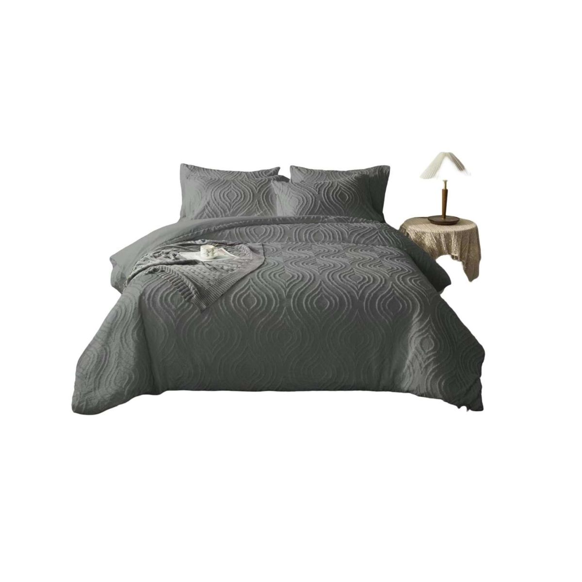 GENERICO - CUBRECAMA QUILT VERANO DELGADO NO ACOLCHADO KING