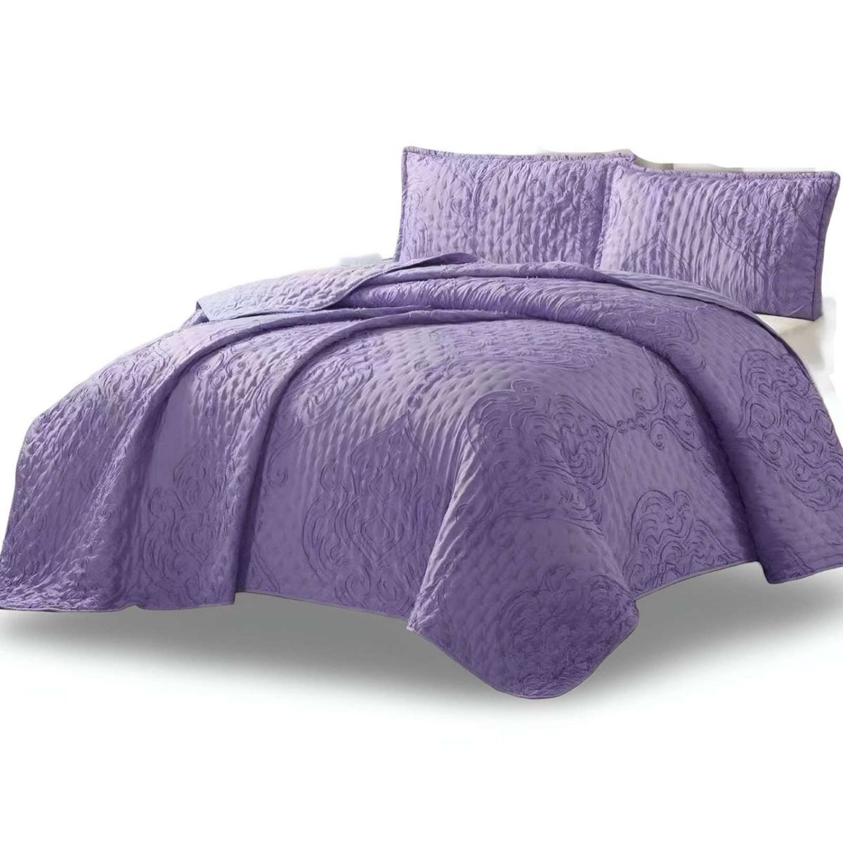 GENERICO - CUBRECAMA QUILT TUFTING DE LUJO SUAVE KING