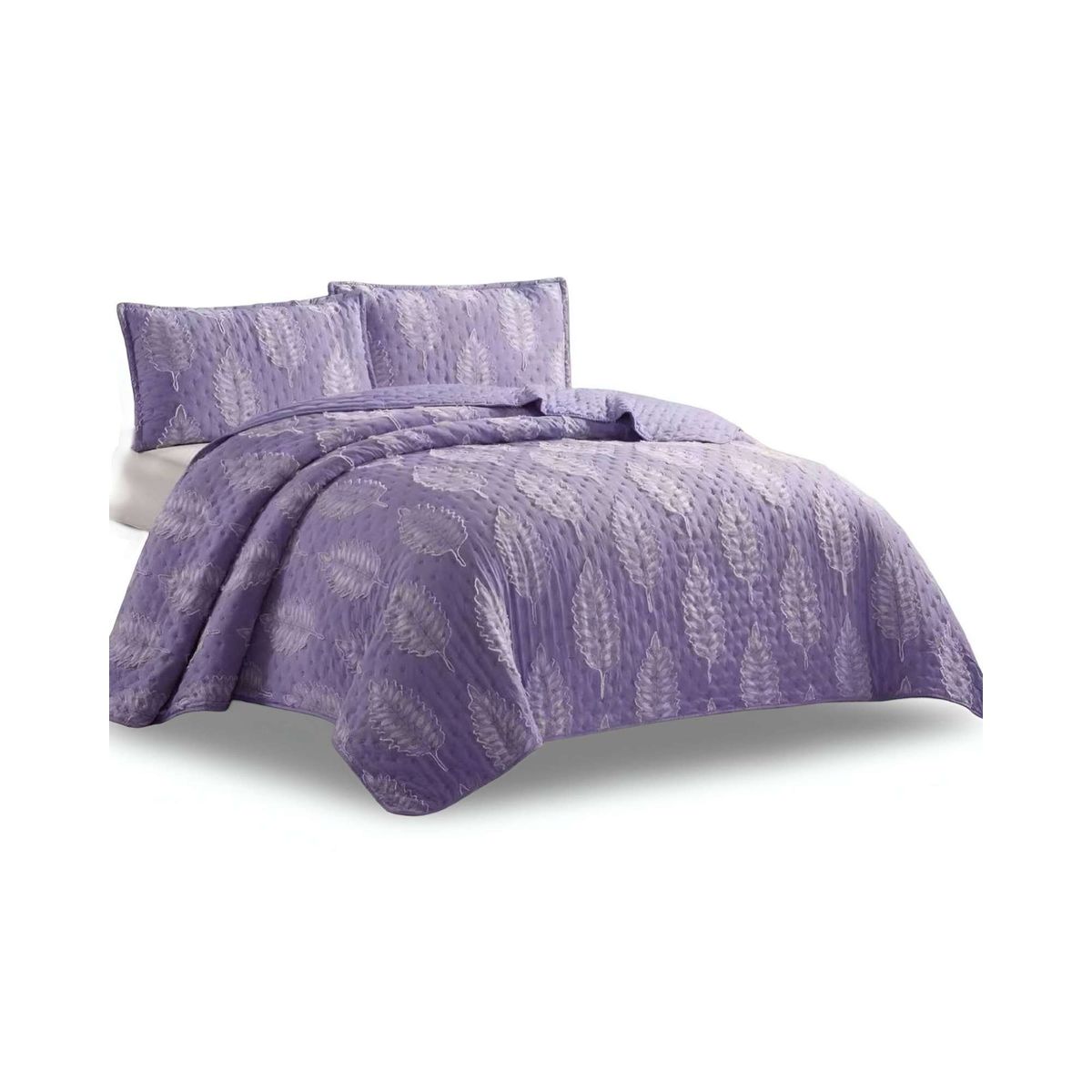 GENERICO - CUBRECAMA QUILT TUFTING DE LUJO SUAVE KING