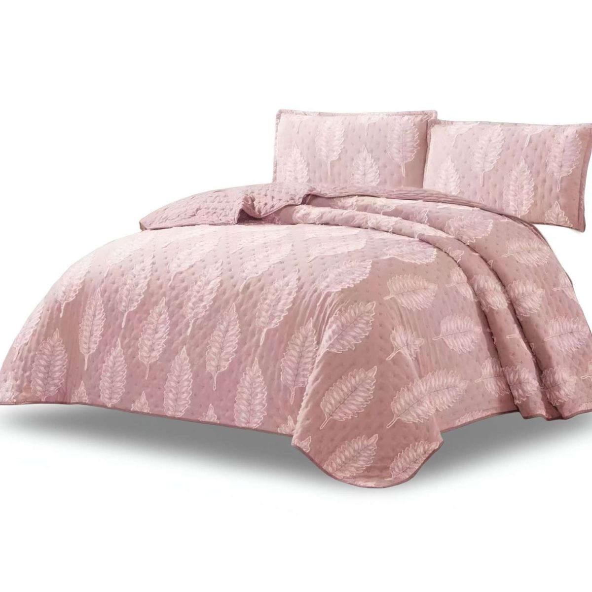 GENERICO - CUBRECAMA QUILT TUFTING DE LUJO SUAVE KING