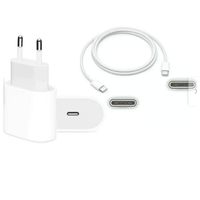 Cargador 20W Original + Cable C - C 1mt iPhone 15 16 17