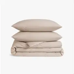 NATURALINO - Funda Plumón Percal Super King Beige