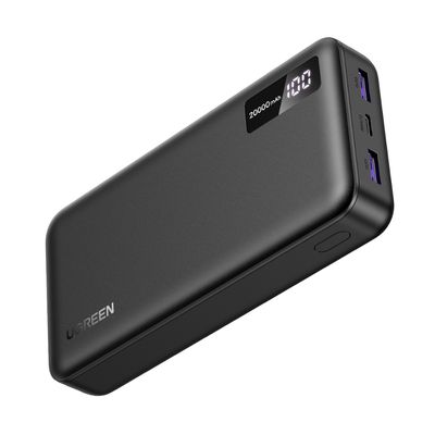 Ugreen Power Bank 20000Mah Pd 20W 1Usb-C+1Usb-A Pb312