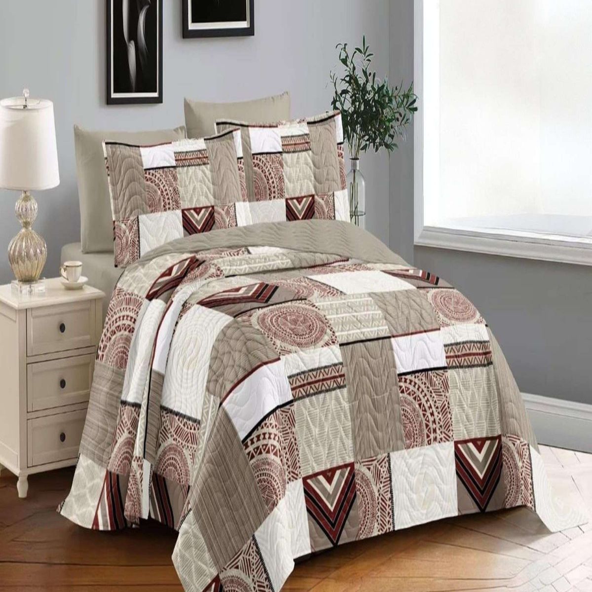 GENERICO - Cobertor Colcha Quilt de Verano plaza y media