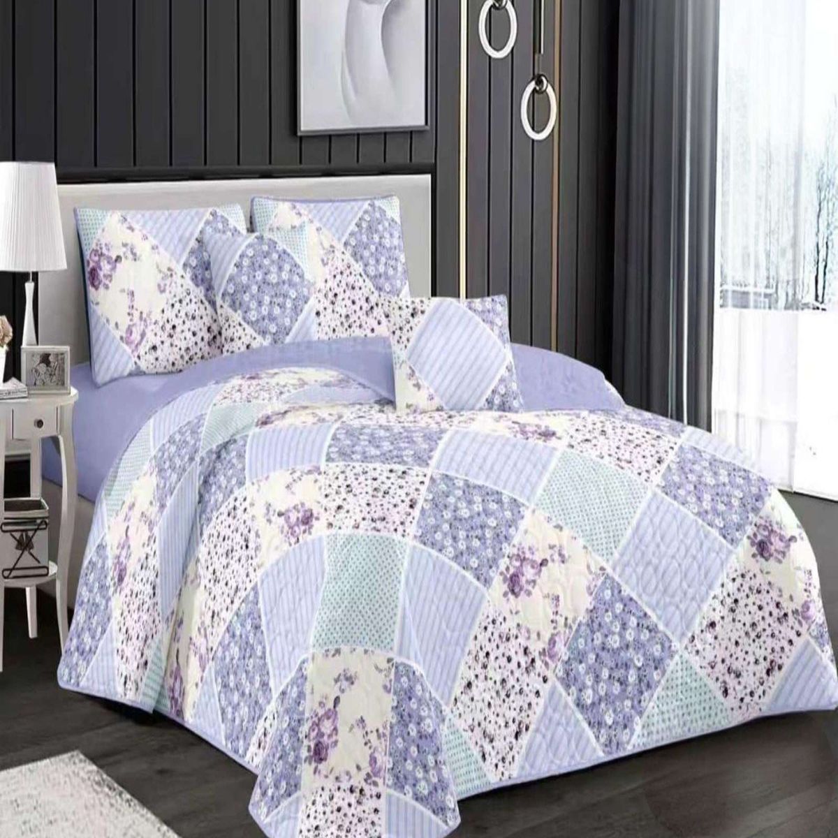 GENERICO - Cobertor Colcha Quilt de Verano king