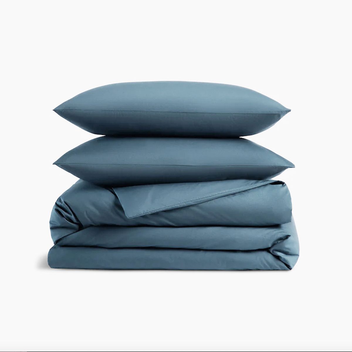 NATURALINO - Funda Plumón Percal Super King Petroleo