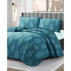 GENERICO - COBERTOR COLCHA QUILT TUFTING DE LUJO SUAVE 2 PLAZAS