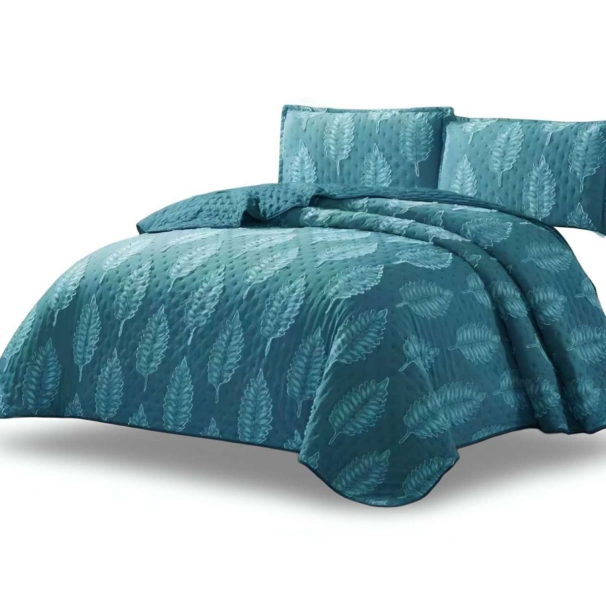 GENERICO - COBERTOR COLCHA QUILT TUFTING DE LUJO SUAVE 2 PLAZAS