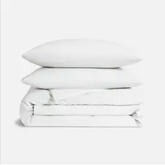 NATURALINO - Funda Plumón Percal Super King Blanco